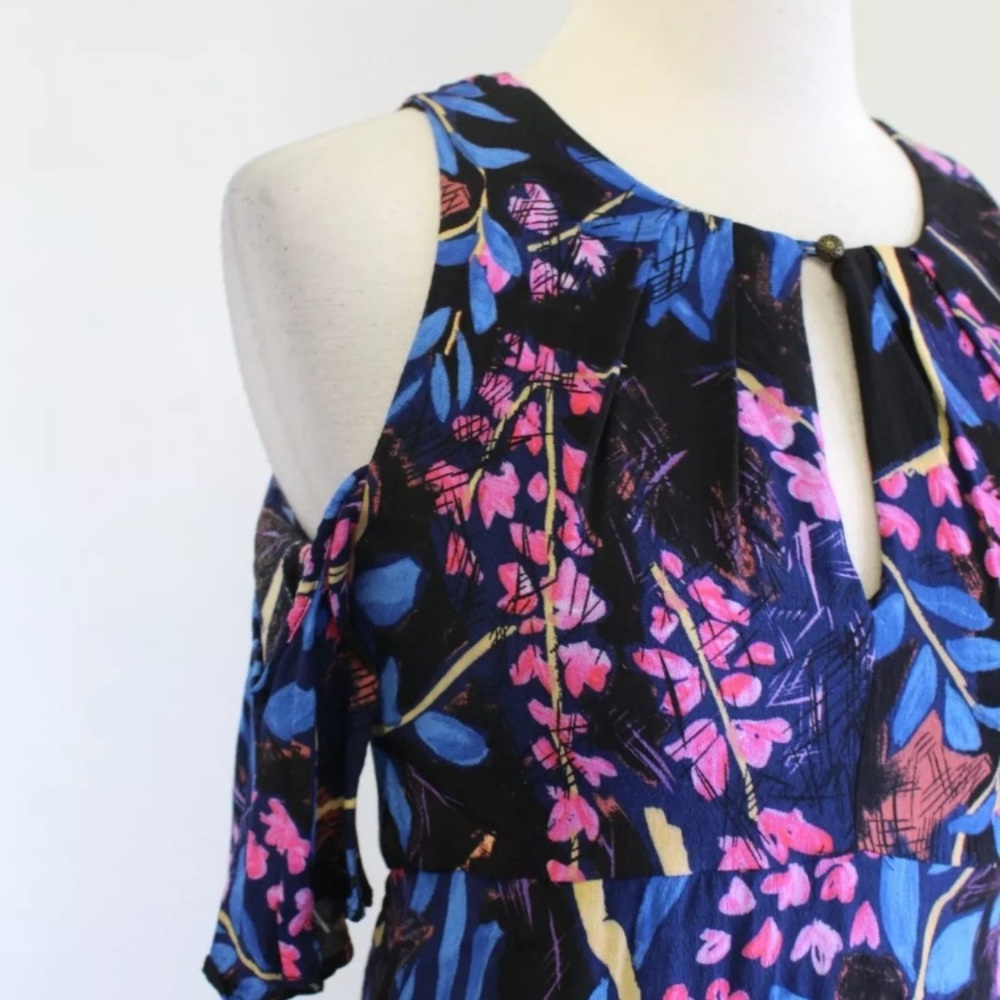 Maeve Elia Cold Shoulder Floral Dress - Picture 6 of 8